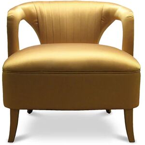 Brabbu Karoo Armchair Gold Satin