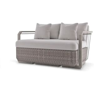 Luxxu Hampton Two Seat Outdoor Sofa Wood