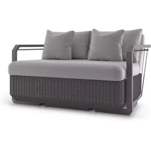 Luxxu Hampton Two Seat Outdoor Sofa Grey