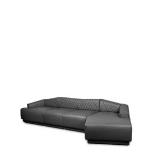 Luxxu Anguis Sofa Synthetic Leather and Wood