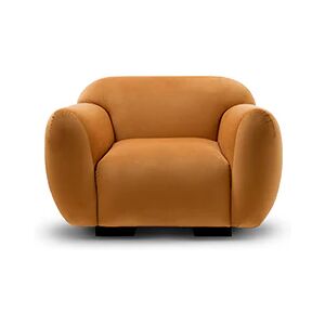 Brabbu Otter Single  Sofa Orange Velvet