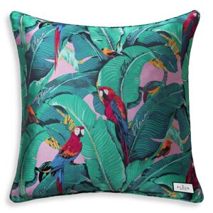 Philipp Plein Parrot Cushion Cushion jacquard 83% polyester 17% woven silk   Removable cover