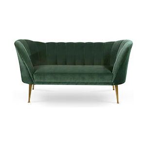 Brabbu Andes Two Seat  Sofa Green Velvet