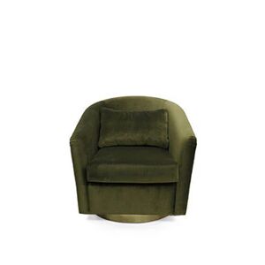 Brabbu Earth Armchair Green Velvet