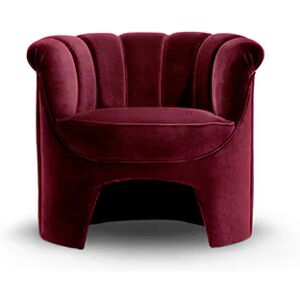 Brabbu Hera Armchair Maroon Velvet