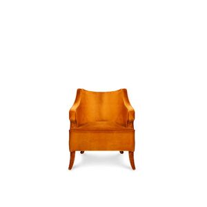 Brabbu Java Armchair Orange Velvet