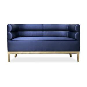 Brabbu Maasai Two Seat Sofa Blue Satin