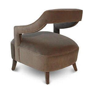 Brabbu Oka Bold  Armchair Pecan Velvet