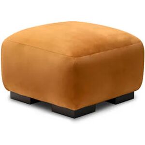 Brabbu Otter Ottoman Orange Velvet