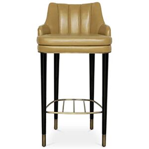 Brabbu Plum Bar Stool Leather