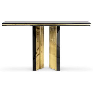 Luxxu Beyond  Console Table  Brass and Wood