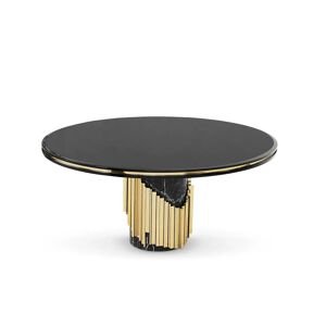 Luxxu Littus Dining Table  Brass and Marble