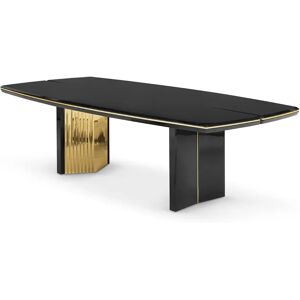 Luxxu Beyond  Dining Table  Brass and Wood