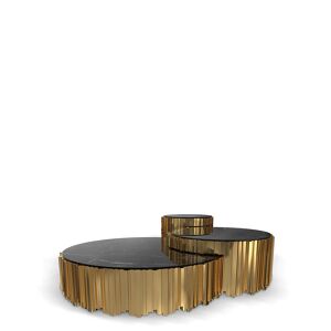 Luxxu Empire Set II Center Table  Marble and Brass