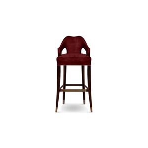 Brabbu N20 Bar Stool Ruby Velvet