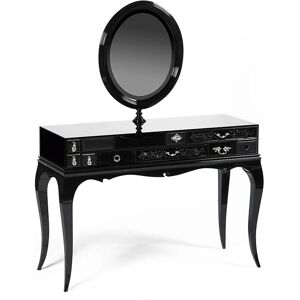 Maison Valentina Melrose   Vanity Table Wood, Glass and Brass