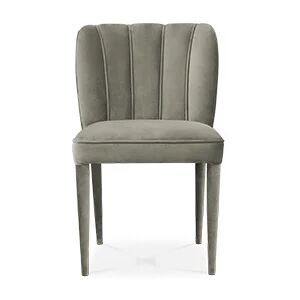 Brabbu Dalyan  Dining Chair Grey Velvet