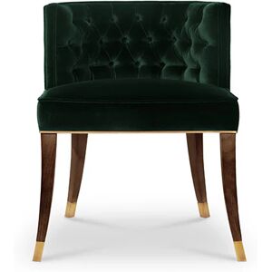 Brabbu Bourbon  Dining Chair Green Velvet