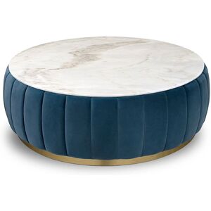 Maison Valentina Florence   Coffee Table Marble, Velvet and Brass