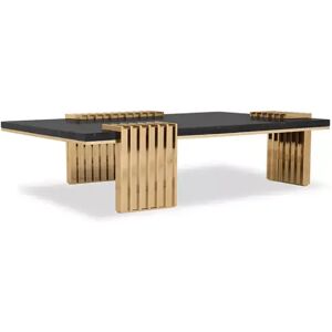 Luxxu Vertigo Center Table  Brass and Marble