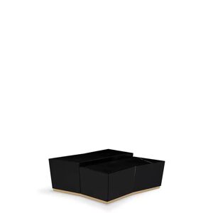 Luxxu Beyond  Center Table  Brass Wood and Marble