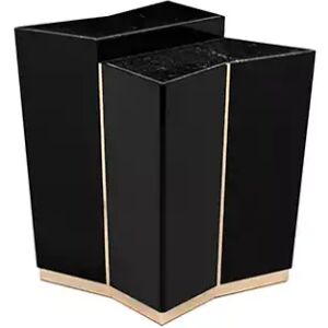 Luxxu Beyond  Side Table  Black Marble