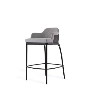 Luxxu Charla  Outdoor Bar Chair Grey