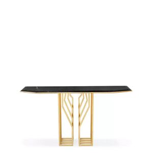 Luxxu Scarp  Console Table  Brass and Marble