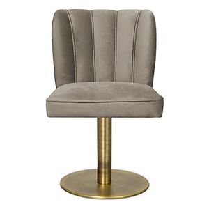 Brabbu Dalyan II Dining Chair Grey Velvet