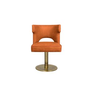 Brabbu Kansas II  Dining Chair Orange Synthetic Leather