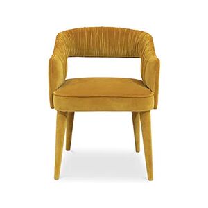 Brabbu Stola Dining Chair Gold Velvet