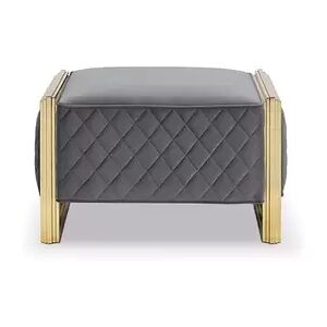 Luxxu Tenor Bench Stool Brass and Velvet