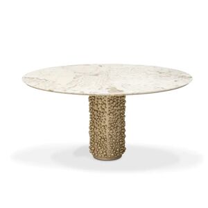 Covet House Covet Patagon Round  Dining Table Marble