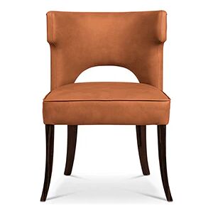 Brabbu Kansas Dining Chair Orange Synthetic Leather