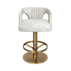 Brabbu Karoo II Counter  Bar Stool Cream Velvet