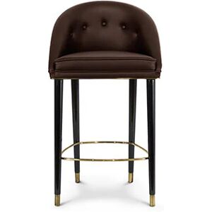 Brabbu Malay Counter Bar Stool Synthetic Leather