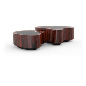 Boca do lobo Wave Small Coffee Table Pau Santo