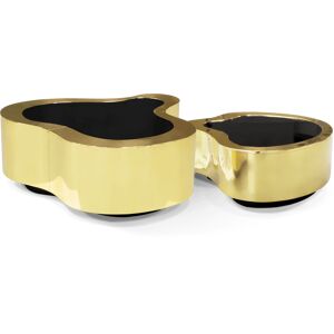 Boca do lobo Wave Big Coffee Table Polished Brass