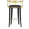 Boca do lobo No 11  Bar Stool Black