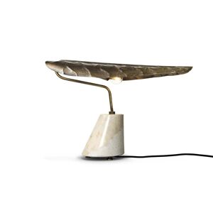 Brabbu Calla Table Lamp Brass and Marble