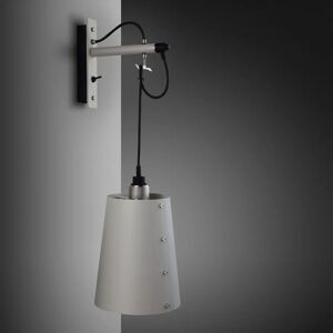 Buster + Punch RHW-23449 Hooked Large Stone  Wall Light Steel