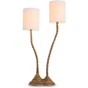 Eichholtz Forenza  Table Light  Vintage brass finish Including bouclé shade