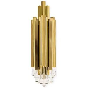 Luxxu Trump II Wall Lamp Brass and Crystal