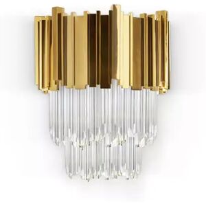 Luxxu Empire II Small Wall Lamp Brass and Crystal