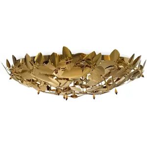 Luxxu Mcqueen Flush Mount Light Brass and Crystal