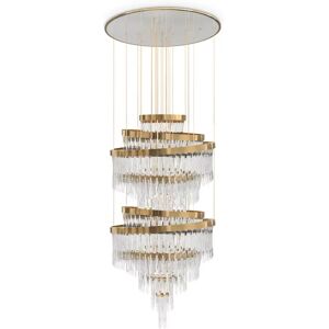 Luxxu Babel XL Chandelier Brass