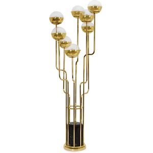 Brabbu Niku Floor Lamp Brass