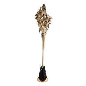 Luxxu Mcqueen Floor Lamp Brass and Crystal