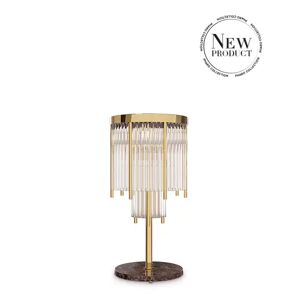 Luxxu Pharo III Table Lamp Brass and Crystal