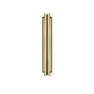 Brabbu Cyrus Double I XL Wall Light  Gold Plated Glass